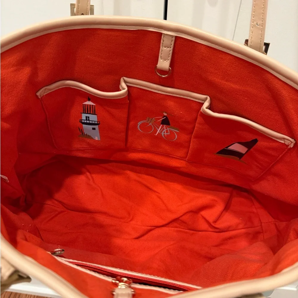 Spartina Cape Cod and Islands Tote Bag. If used, it was only once. Like new. - Picture 6 of 8